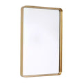 Emma and Oliver Wall Mirror with Silver Backing for Clarity and Shatterproof Glass for Entryways, Bathrooms & More