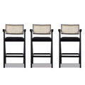 Jennifer Taylor Home Milan 29.5 Modern Resin Webbing Back Bar Stool with Arms
