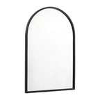Miroir Mural Arqué en Métal Mila de Flash Furniture pour les Couloirs, les Entrées, les Salles à Manger et les Salons