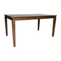 Merrick Lane Wooden Dining Table with Tapered Legs