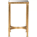 Halyn End Table - FOX2567A - Gold/Mirror - Safavieh Couture