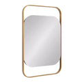 Kate and Laurel Kellom Metal Rectangle Mirror, 20x30, Gold