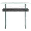 Kayley Rectangle Glass Console Table - CNS7001 -Safavieh