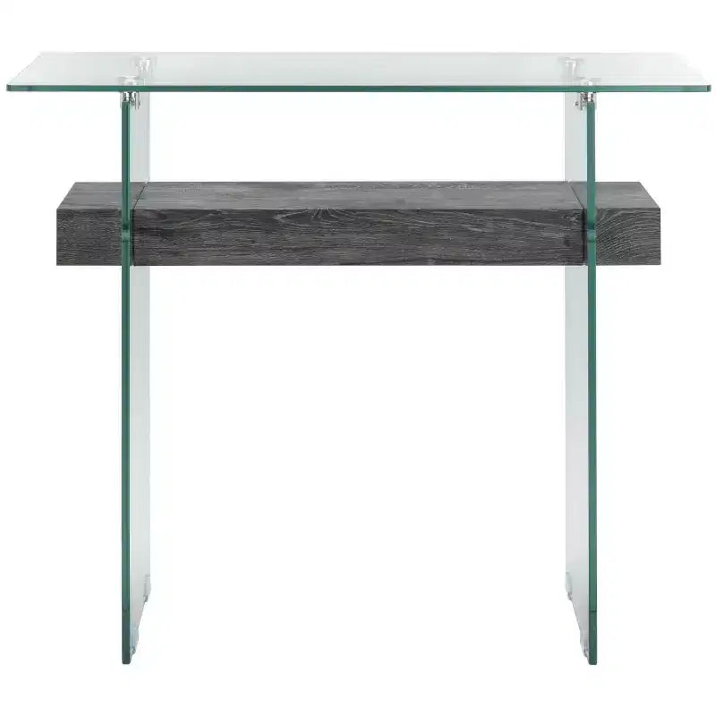 Kayley Rectangle Glass Console Table - CNS7001 -Safavieh