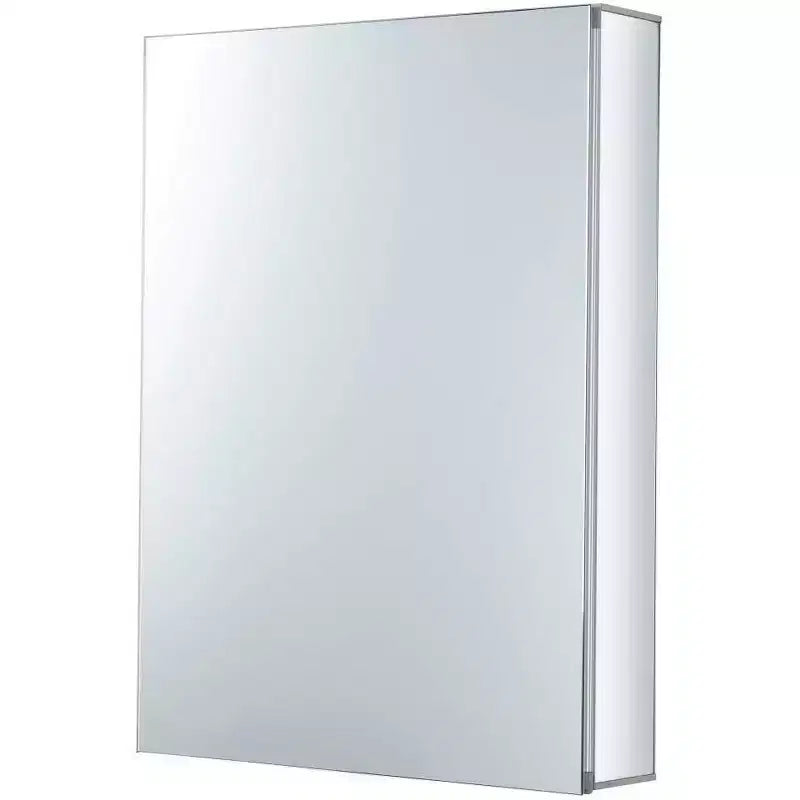 Fine Fixtures Bathroom Medicine Cabinet - Single Door, Recessed/Surface Mount - Right/Left Hinged - Mirrored Interior