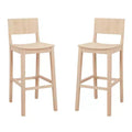 Set of 2 30" Elizabeth Solid Wood Barstools - Linon