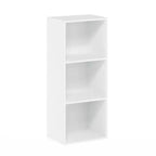 Furinno 3 Cube Reversible Bookcase Floor Standing Bookshelf Horizontal Vertical,White/Green/Blue/Pink