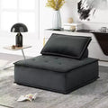 HOMLUX Anna Velvet Armless Lounge Chair