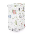 Sweet Jojo Designs Gender Neutral Unisex Foldable Laundry Hamper with Handles Farm Animals Multicolor
