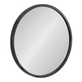 Kate & Laurel All Things Decor 28x28 Occonor Wood Round Mirror