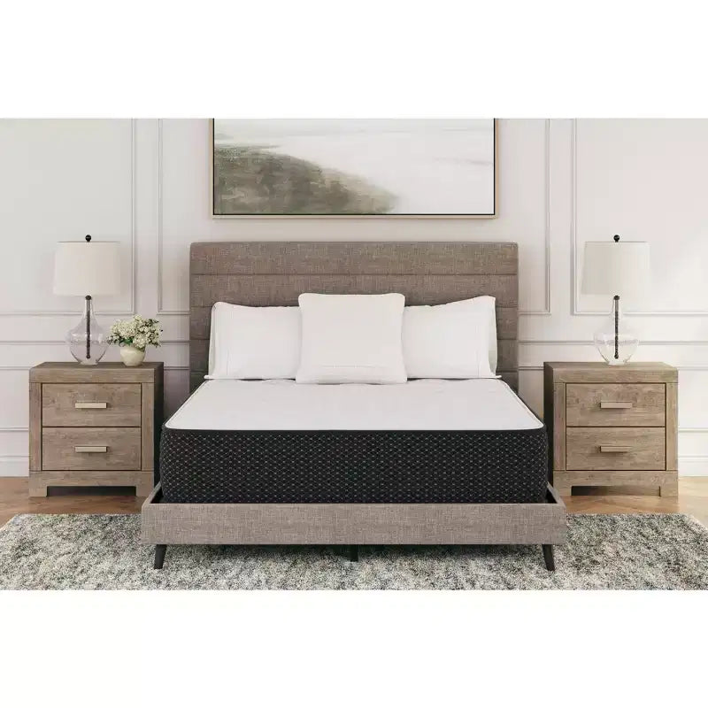 Signature Design by Ashley Limited Edition Plush 12 Inch Hybrid Mattress with Lumbar Support Gel Memory Foam
