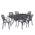 Ensemble repas 7 pièces Grenada avec coussins par homestyles