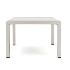 Ensemble de canapé d'angle en aluminium en forme de U à 11 places avec table pour extérieur Cape Coral de Christopher Knight Home