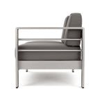 Ensemble de canapé d'angle en aluminium en forme de U à 11 places avec table pour extérieur Cape Coral de Christopher Knight Home