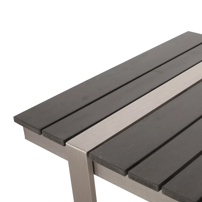 Cibola - Ensemble de salle à manger d'extérieur en aluminium 7 pièces par Christopher Knight Home