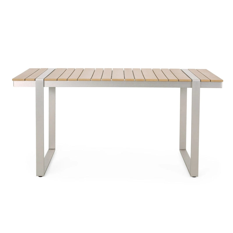 Cibola - Ensemble de salle à manger d'extérieur en aluminium 7 pièces par Christopher Knight Home
