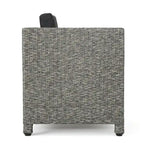 Ensemble de sièges d'extérieur 5 pièces en osier Puerta avec coussins par Christopher Knight Home