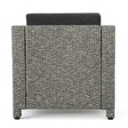 Ensemble de sièges d'extérieur 5 pièces en osier Puerta avec coussins par Christopher Knight Home
