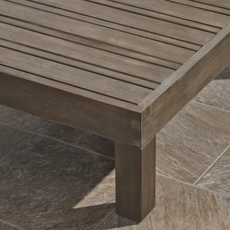 Ensemble de canapé d'angle en bois à 7 places Brava par Christopher Knight Home