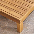 Ensemble de canapé d'angle en bois à 7 places Brava par Christopher Knight Home