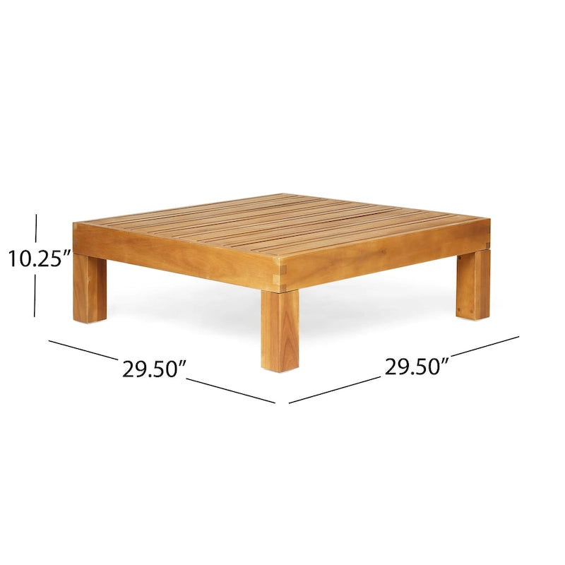 Ensemble de canapé d'angle en bois à 7 places Brava par Christopher Knight Home