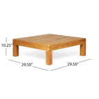 Ensemble de canapé d'angle en bois à 7 places Brava par Christopher Knight Home