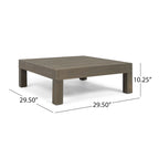 Ensemble de canapé d'angle en bois à 7 places Brava par Christopher Knight Home
