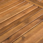 Ensemble de salle à manger d'extérieur 7 pièces en osier PE marron foncé Haven avec table rectangulaire par Christopher Knight Home