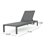 Ensemble de patio 11 pièces Estate en aluminium Cape Coral avec table foyère par Christopher Knight Home