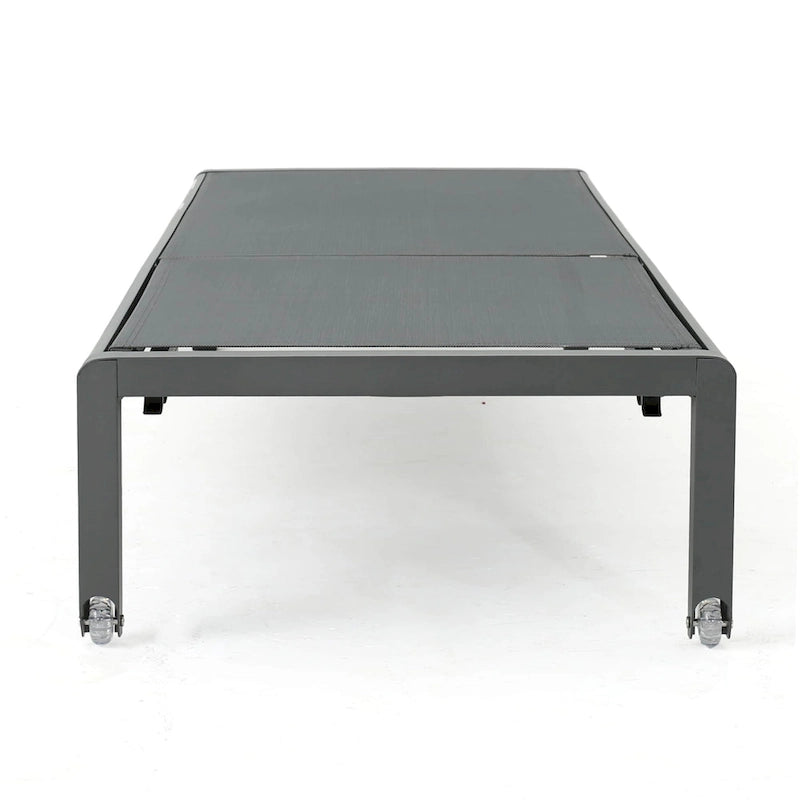 Ensemble de patio 11 pièces Estate en aluminium Cape Coral avec table foyère par Christopher Knight Home