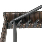 Ensemble de 3 chaises longues réglables d'extérieur Kauai par Christopher Knight Home