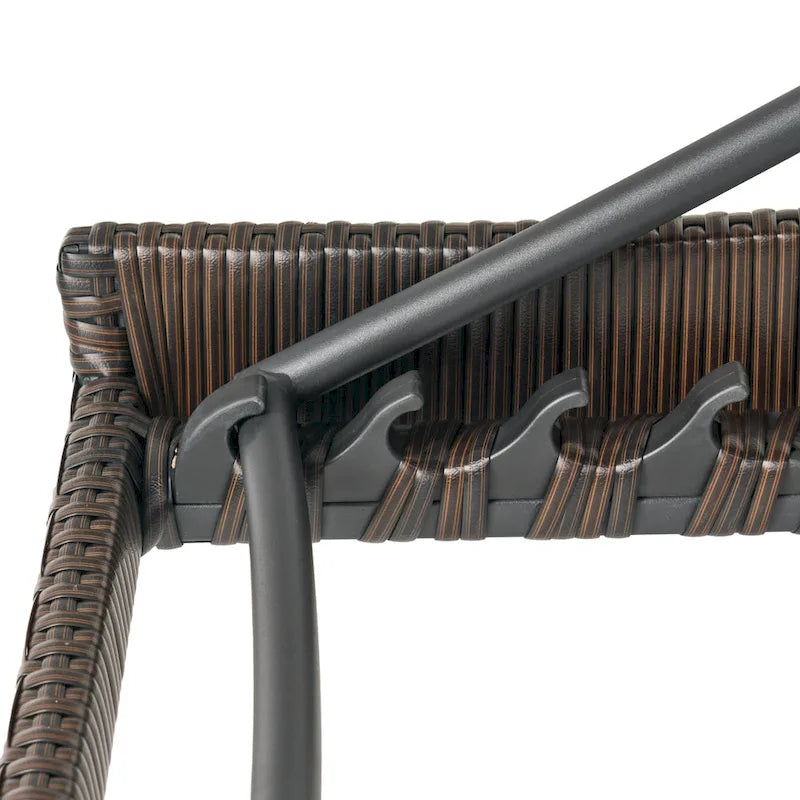 Ensemble de 3 chaises longues réglables d'extérieur Kauai par Christopher Knight Home