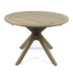 Ensemble de salle à manger d'extérieur 5 pièces en osier/bois d'acacia Cedros par Christopher Knight Home