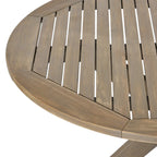 Ensemble de salle à manger d'extérieur 5 pièces en osier/bois d'acacia Cedros par Christopher Knight Home