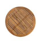 Ensemble de salle à manger d'extérieur 5 pièces en osier/bois d'acacia Cedros par Christopher Knight Home