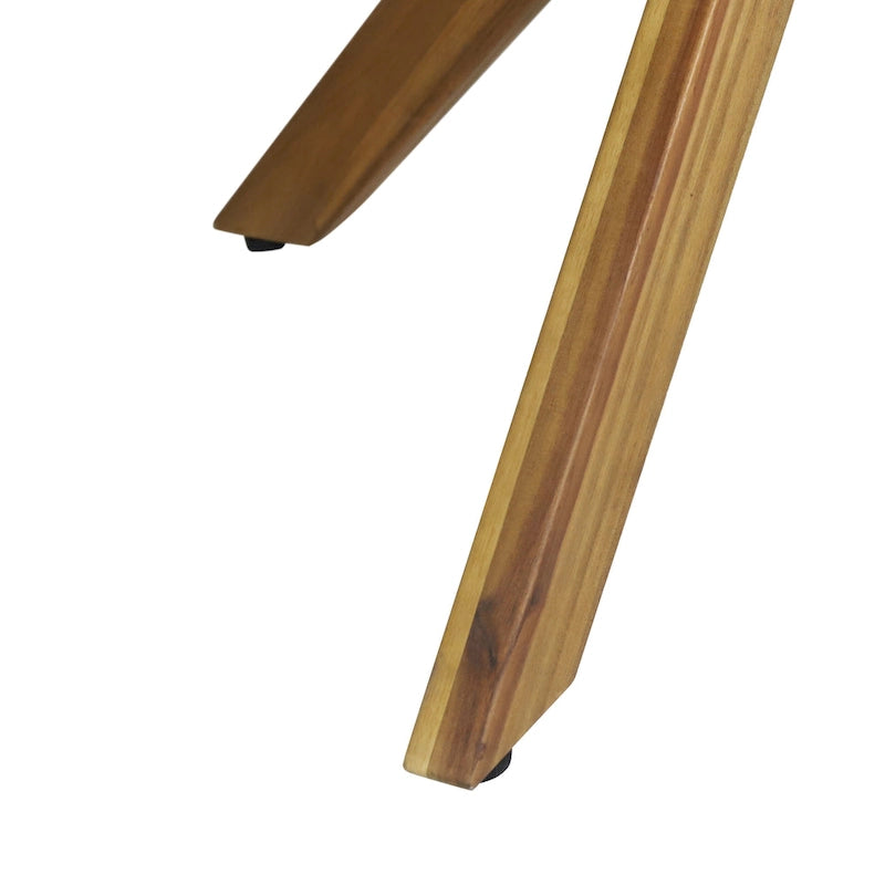 Ensemble de salle à manger d'extérieur 5 pièces en osier/bois d'acacia Cedros par Christopher Knight Home