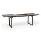 Ensemble de salle à manger d'extérieur extensible 9 pièces en bois d'acacia Belasera par Christopher Knight Home