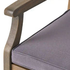 Ensemble de salle à manger d'extérieur extensible 9 pièces en bois d'acacia Belasera par Christopher Knight Home