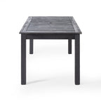 Ensemble de salle à manger extensible Davenport de 9 pièces en bois et osier par Christopher Knight Home