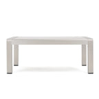 Ensemble de conversation en aluminium 5 places d'extérieur Cape Coral avec 2 tables d'appoint par Christopher Knight Home
