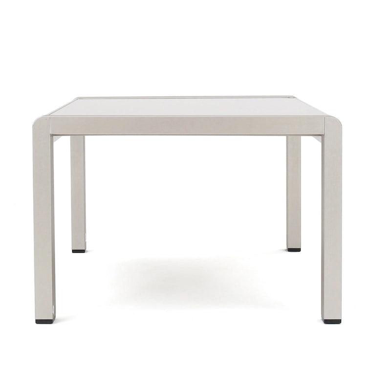 Ensemble de conversation en aluminium 5 places d'extérieur Cape Coral avec 2 tables d'appoint par Christopher Knight Home