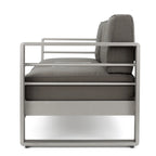 Ensemble de conversation en aluminium 5 places d'extérieur Cape Coral avec 2 tables d'appoint par Christopher Knight Home