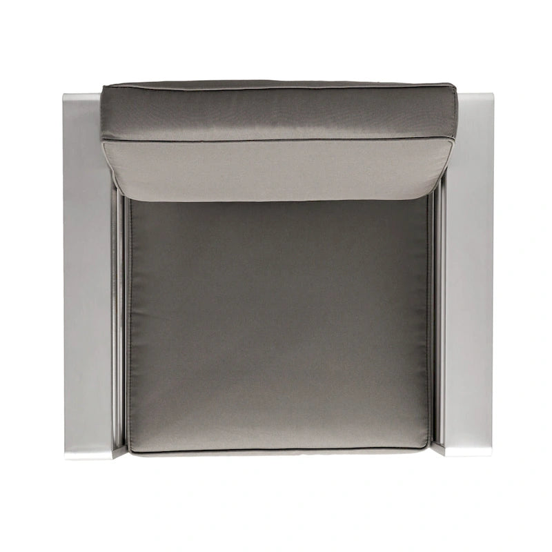 Ensemble de conversation en aluminium 5 places d'extérieur Cape Coral avec 2 tables d'appoint par Christopher Knight Home