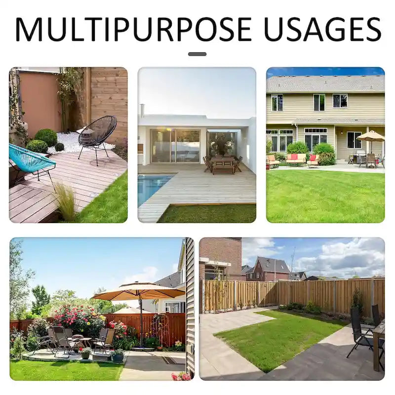 Outsunny Ensemble de 6 pièces de salle à manger de patio extérieur, ensemble de meubles de chaise de canapé en rotin PE tout temps, intérieur/extérieur avec coussins