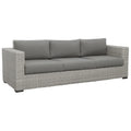 Bogra Rattan Outdoor Wicker Sofa, Gray