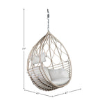 Chaise suspendue Lozova, bois