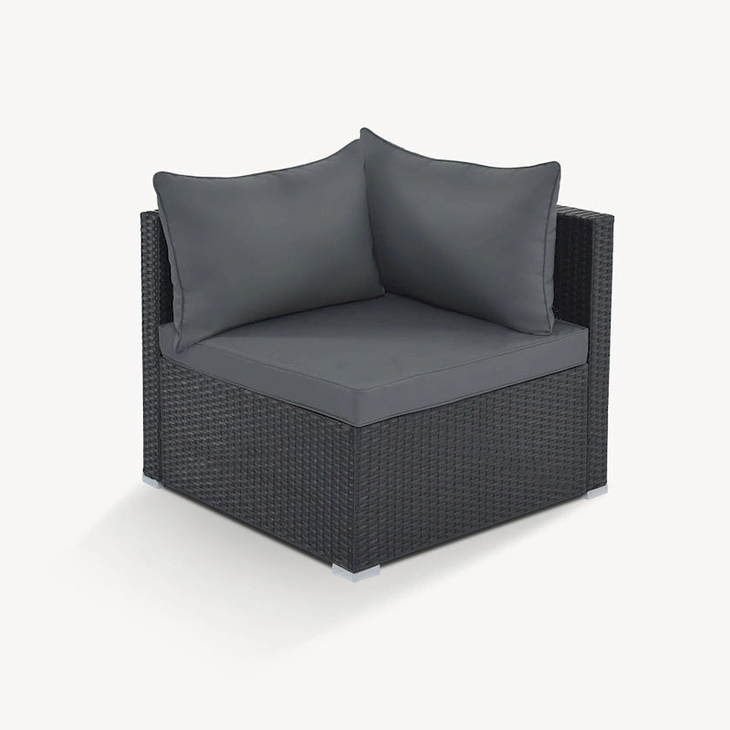 Ensembles de meubles de patio extérieurs 8 pièces