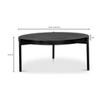 Table basse d'extérieur moderne en béton Aurelle Home