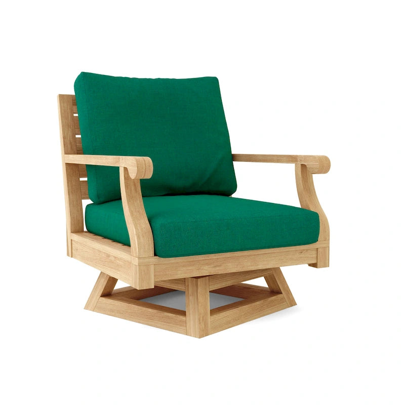Fauteuil pivotant Riviera avec coussin