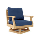 Fauteuil pivotant Riviera avec coussin